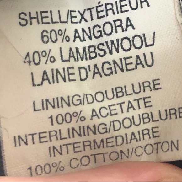 Winter Dress Coat. Black. Size 10 - Picture 4 of 6